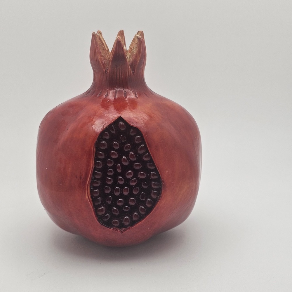 Pomegranate Fruit Paper Mache Figure Decorative